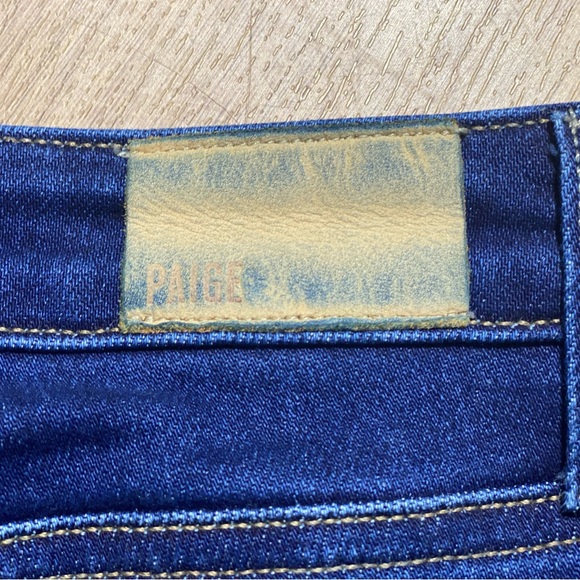 Paige Denim Cindy Cropped Raw Hem Sz 27 - Picture 12 of 13